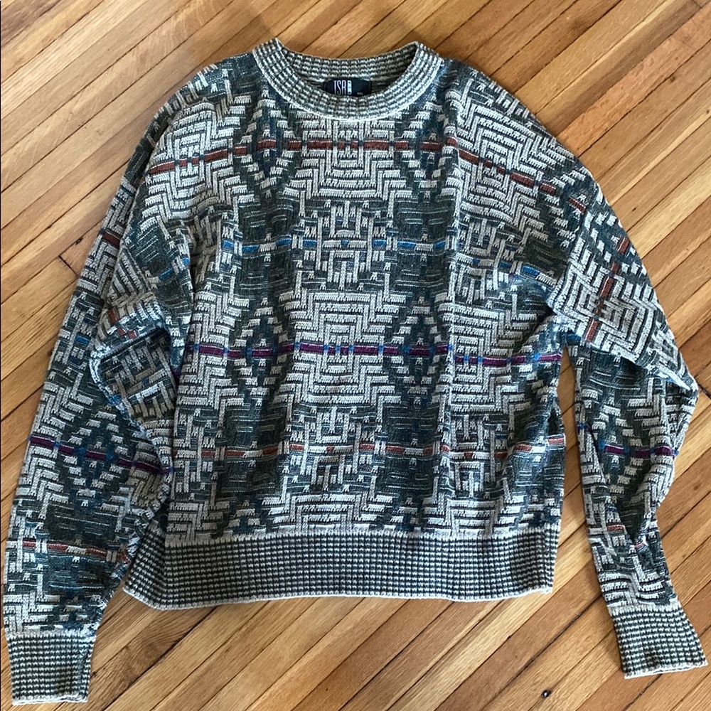 Vintage TSR Patterned Sweater